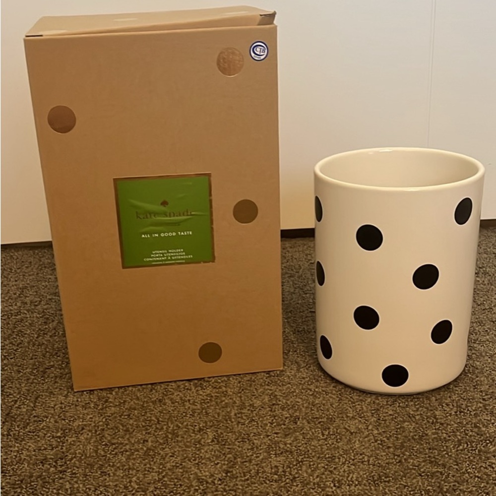 New Kate Spade Utensil Holder/Vase